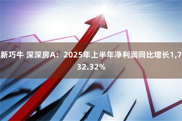 新巧牛 深深房A：2025年上半年净利润同比增长1,732.32%